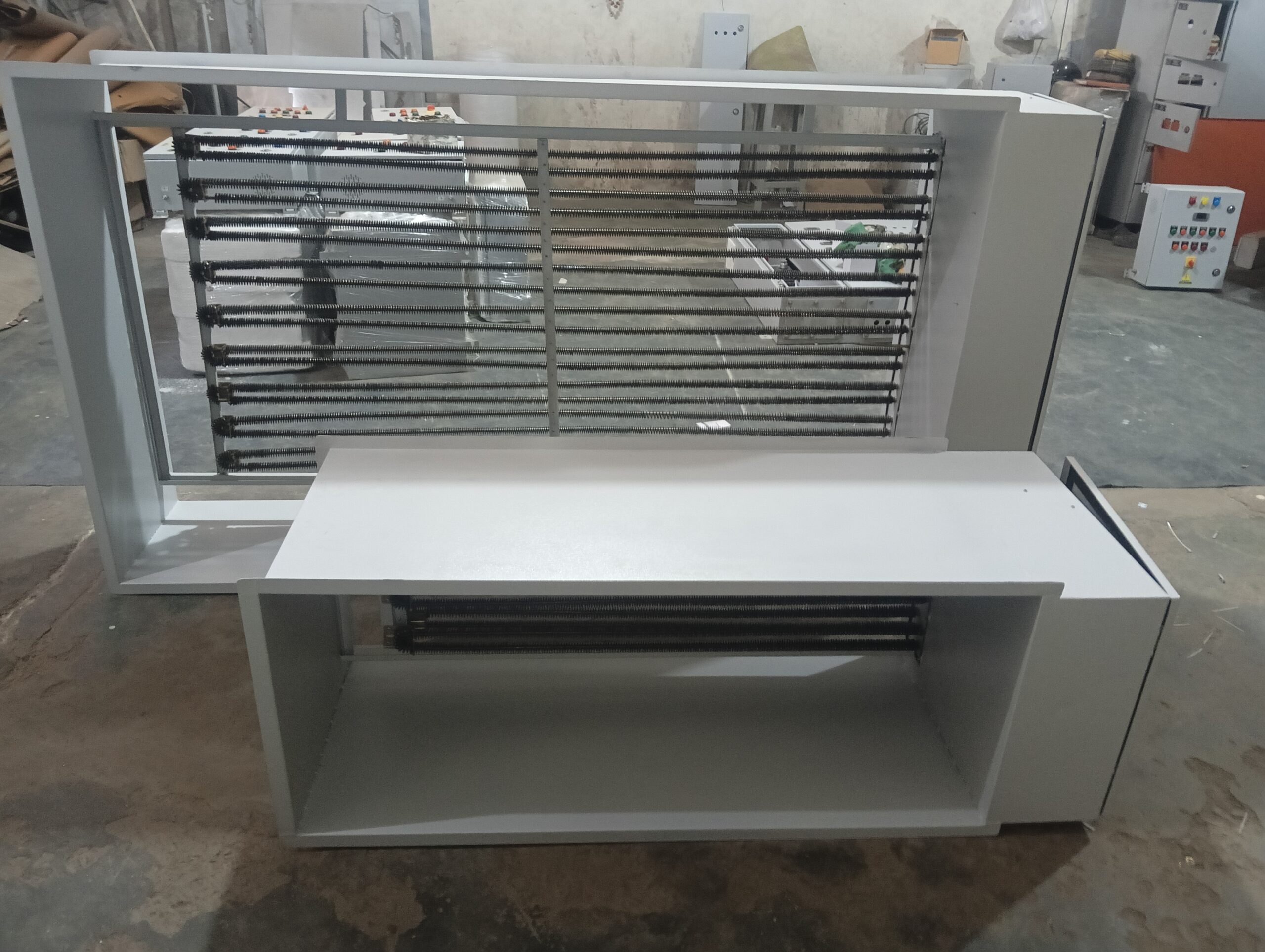 Flange Type Duct Heater Scaled