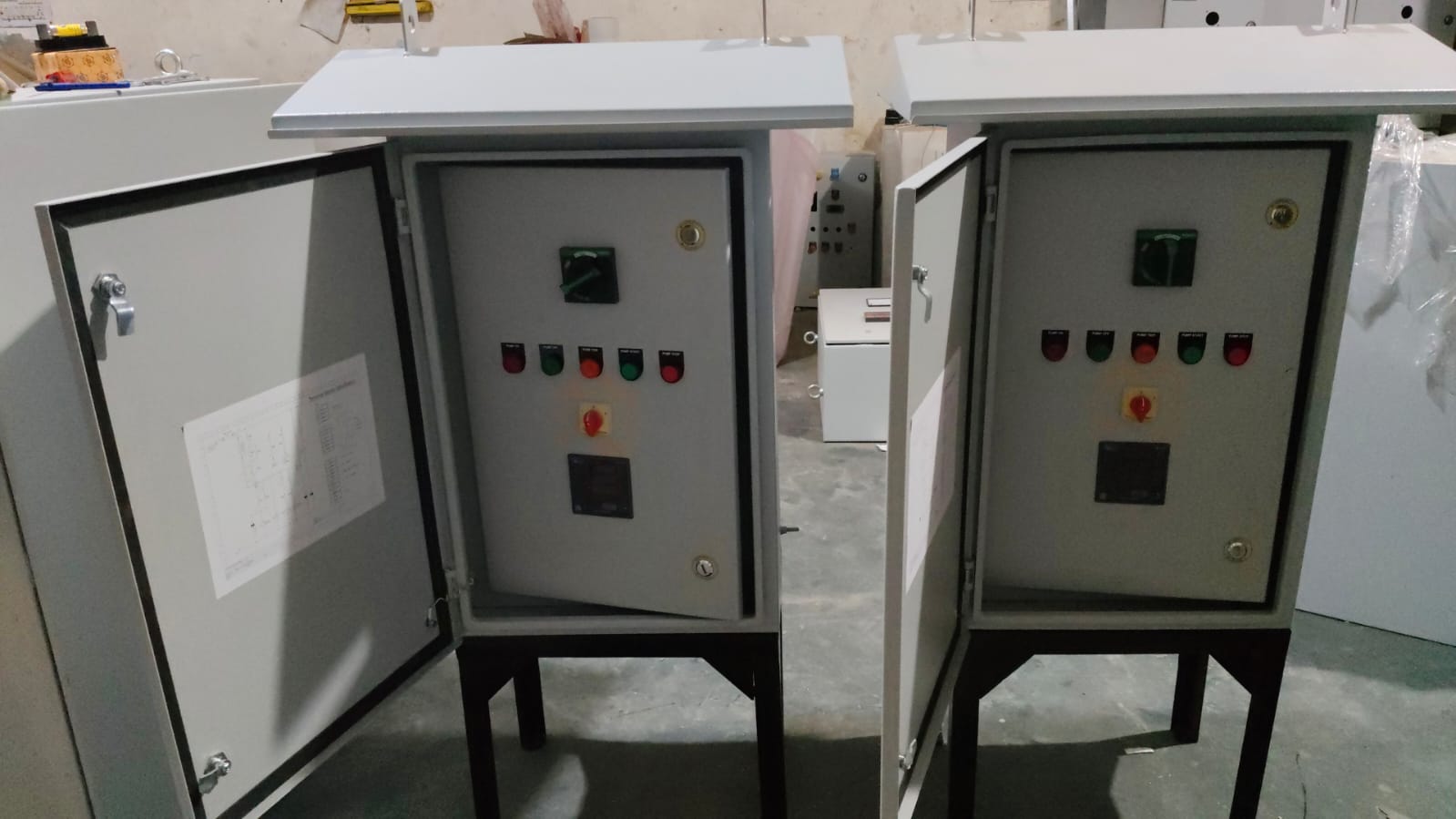 Motor starter panel for HVAC system